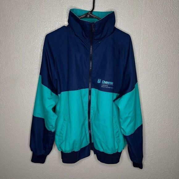 American Vintage 80s Chevron Jacket XL - Picture 2 of 6